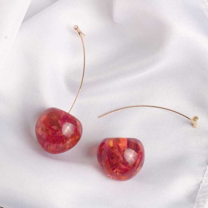 Marbled Cherry Danglers - Image 3
