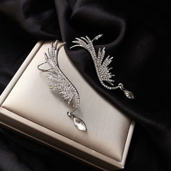 Silver Feather Ear Cuff - Image 2