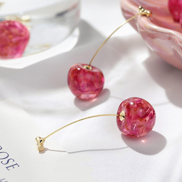 Marbled Cherry Danglers - Image 2
