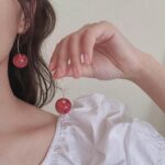 Marbled Cherry Danglers - Image 5