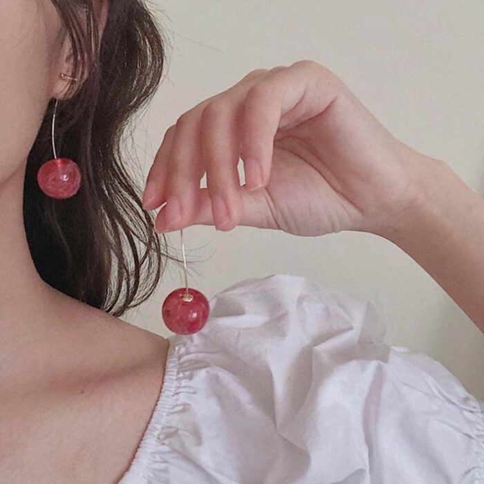 Marbled Cherry Danglers - Image 5