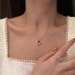 Chromatic Heart Gold Necklace - Image 2