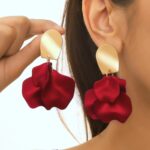 floral drop earrings