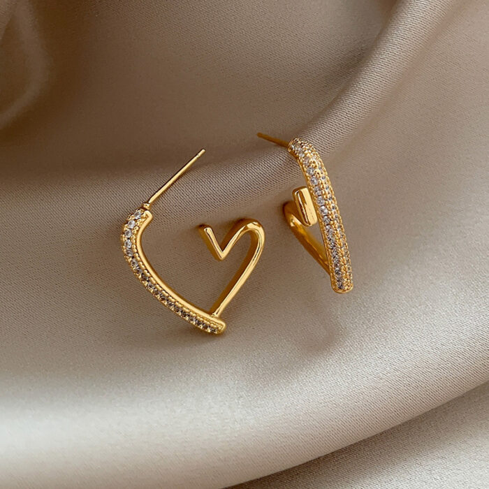 Bling Heart Earrings - Image 5