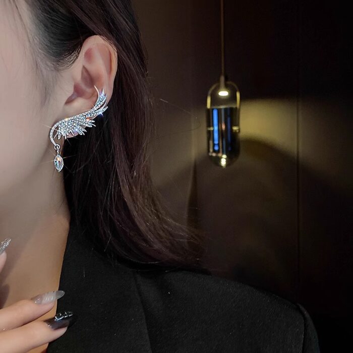 Silver Feather Ear Cuff - Image 5