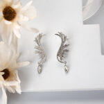 Silver Feather Ear Cuff