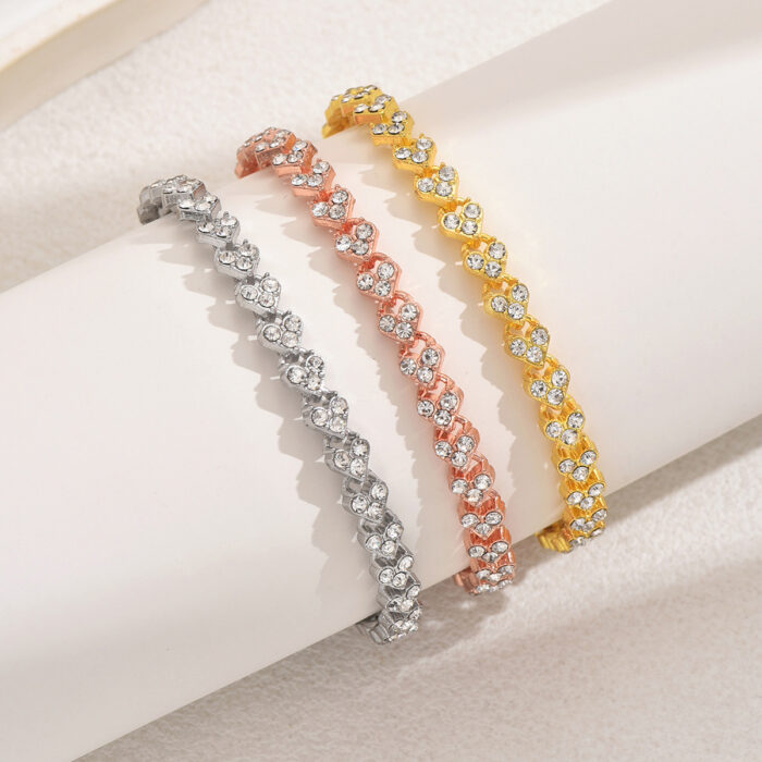 Minimalist Crystal Tennis Bracelet - Image 3