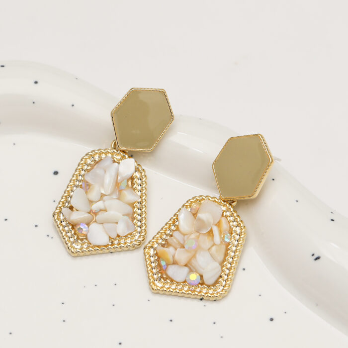 geometric earrings