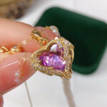 Chromatic Heart Gold Necklace - Image 5