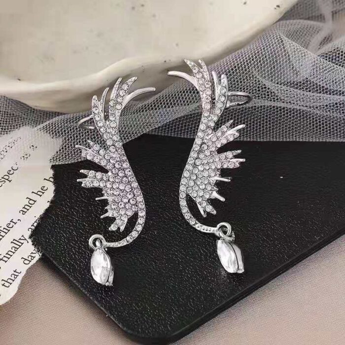 Silver Feather Ear Cuff - Image 3