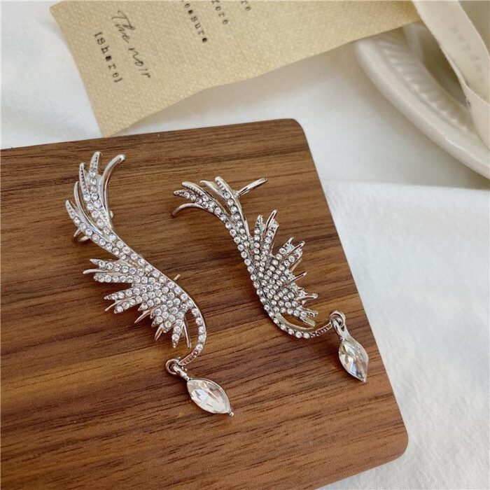Silver Feather Ear Cuff - Image 6