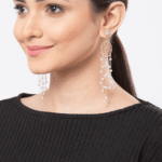 Dream Catcher Inspired Chain Tassel Earrings - Image 4