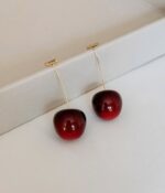 cherry earrings