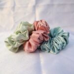 Silk-Satin Solid Color Scrunchies - Image 2