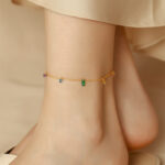 Non-Tarnish Multicolor Anklet - Image 4