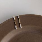 Crystal Elegance Gold Drop Earrings