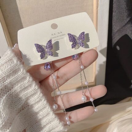 detachable butterfly earrings