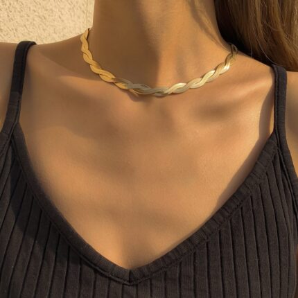 Twisted Snake Chain Necklace