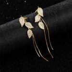 chain tassel earrings