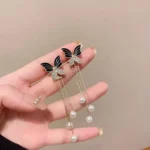 pearl drop earrings