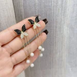 butterfly pearl drops