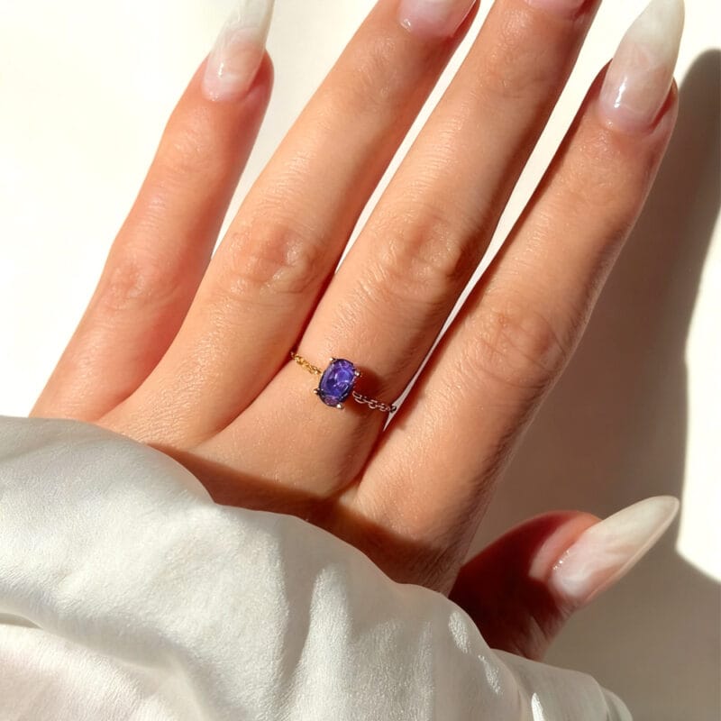 amethyst purple ring