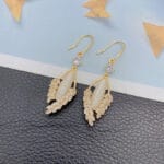 gold drop earrings