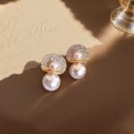 pearl studs for women