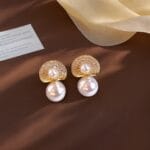 crystal stud earrings