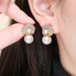 pearl earrings for women