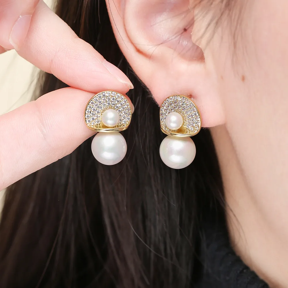 pearl earrings for women